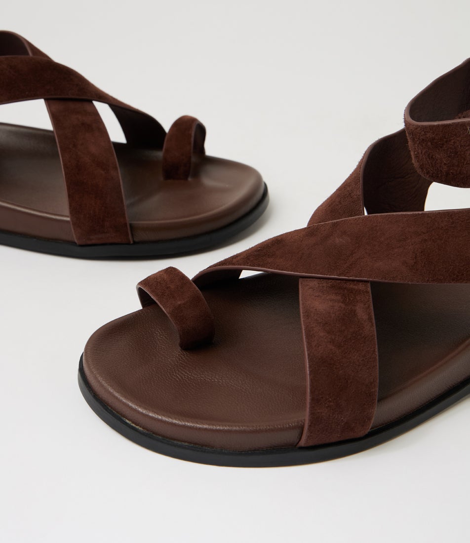 Huiro Choc Suede Sandals