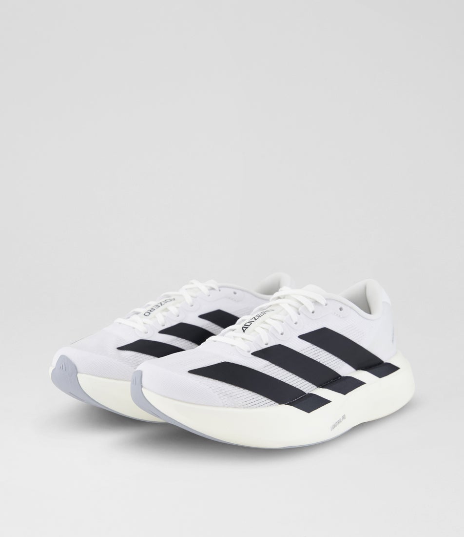 Adizero Evo Sl Youth White Black Grey Mesh Sneakers