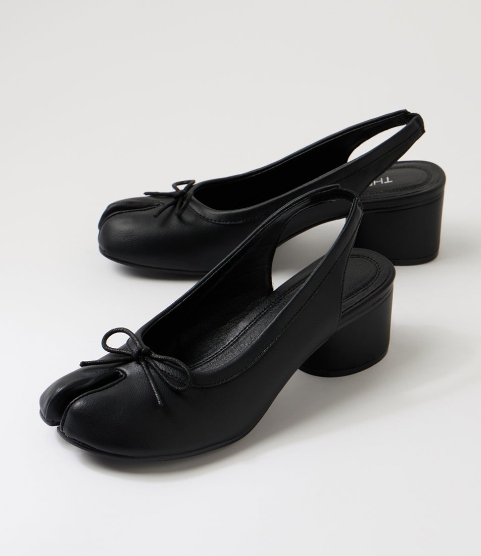 Mochi Black Slingbacks