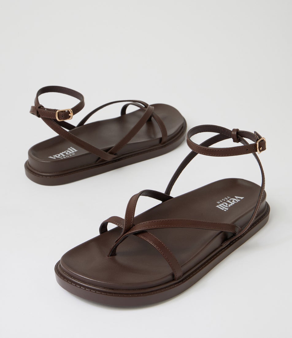 Brinley Chocolate Brown Sandals