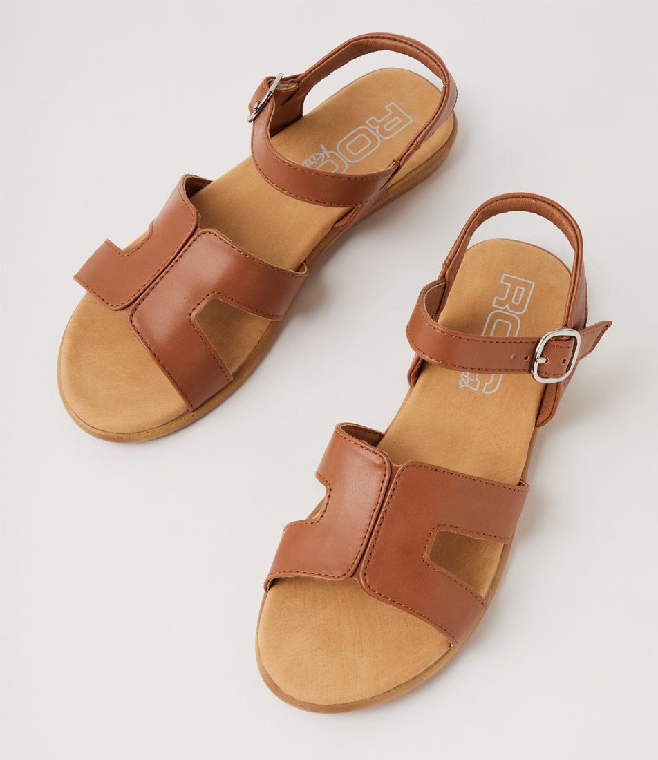 Poppy Youth Tan Heeled Sandals