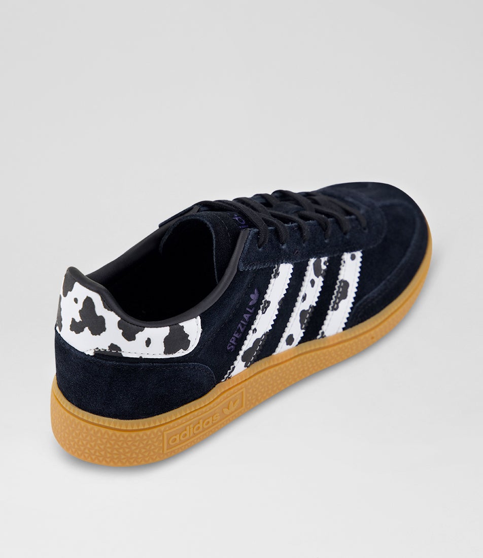 Handball Spezial Junior Black Violet White Suede Sneakers