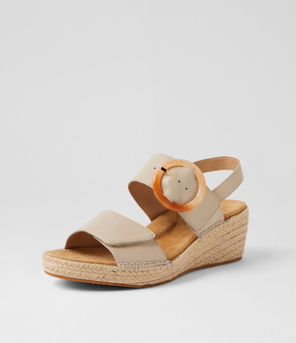 Kulies Xw Almond Leather Sandals