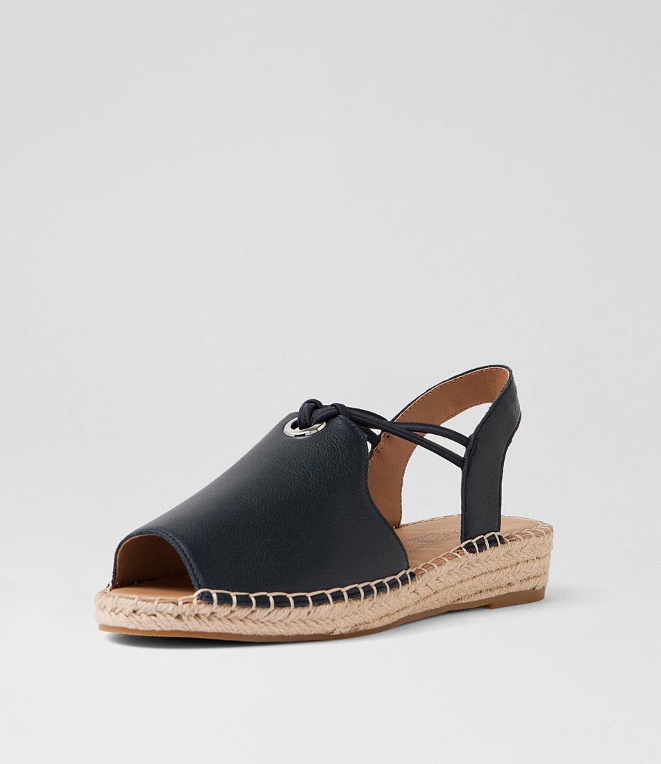 Kitti Navy Leather Sandals Kitti Navy Leather Sandals