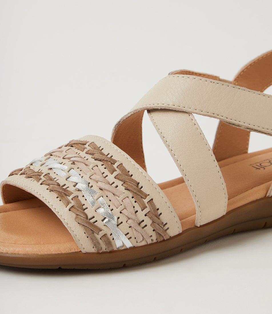 Fidelina Almond Multi Sandals