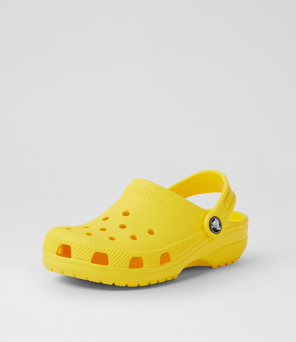 Classic Clog Junior Lemon Croslite Sandals