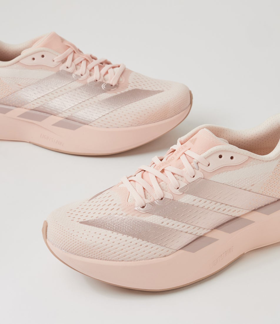 Adizero Pacer W Wonder Quartz Grey Metallic Mesh Sneakers