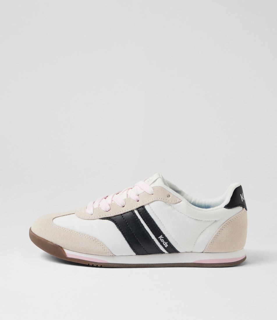 Revival Snow White Suede Nylon Sneakers