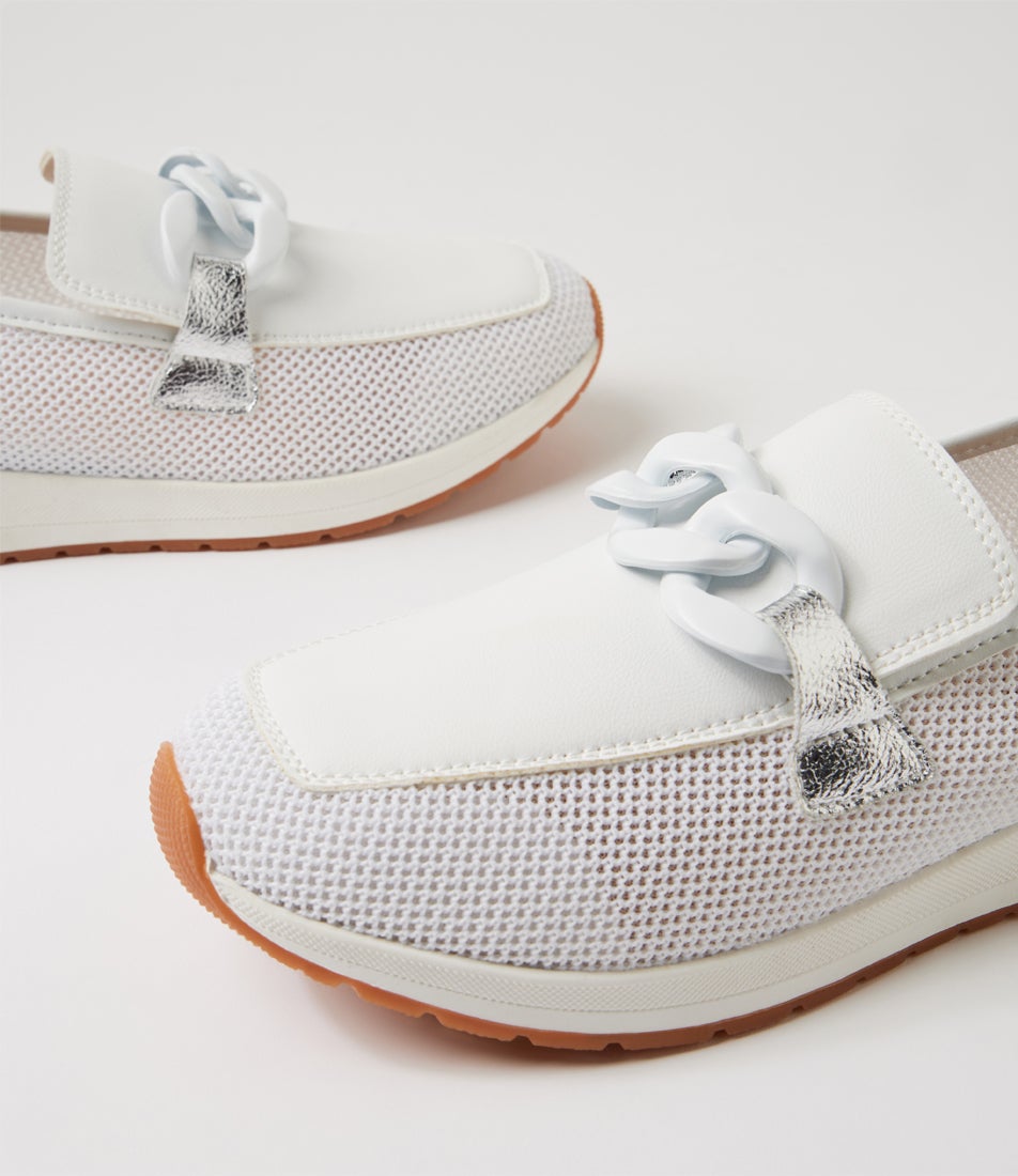 Roosh White Mix Slip Ons Roosh White Mix Slip Ons