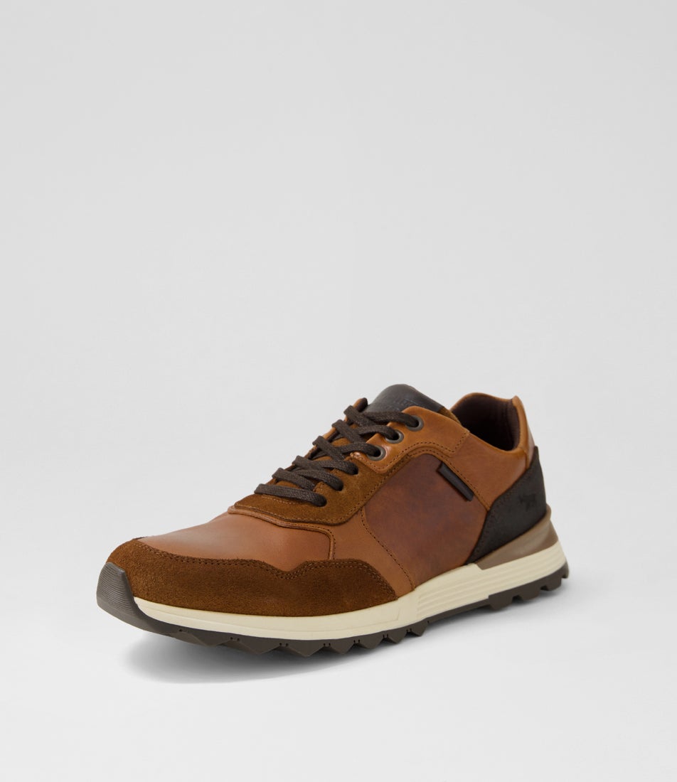 Mello Tan Leather Sneakers