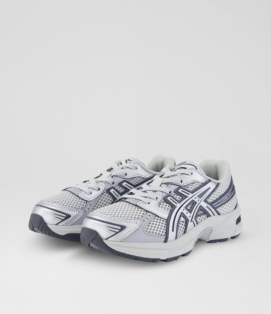 Gel 1130 Junior Glacier Grey Pure Silver Mesh Sneakers