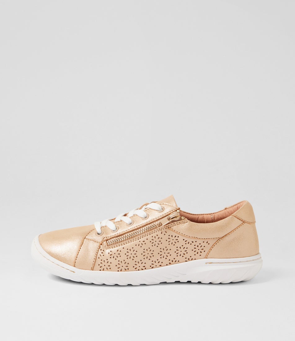 Timmi Champagne Suede Sneakers