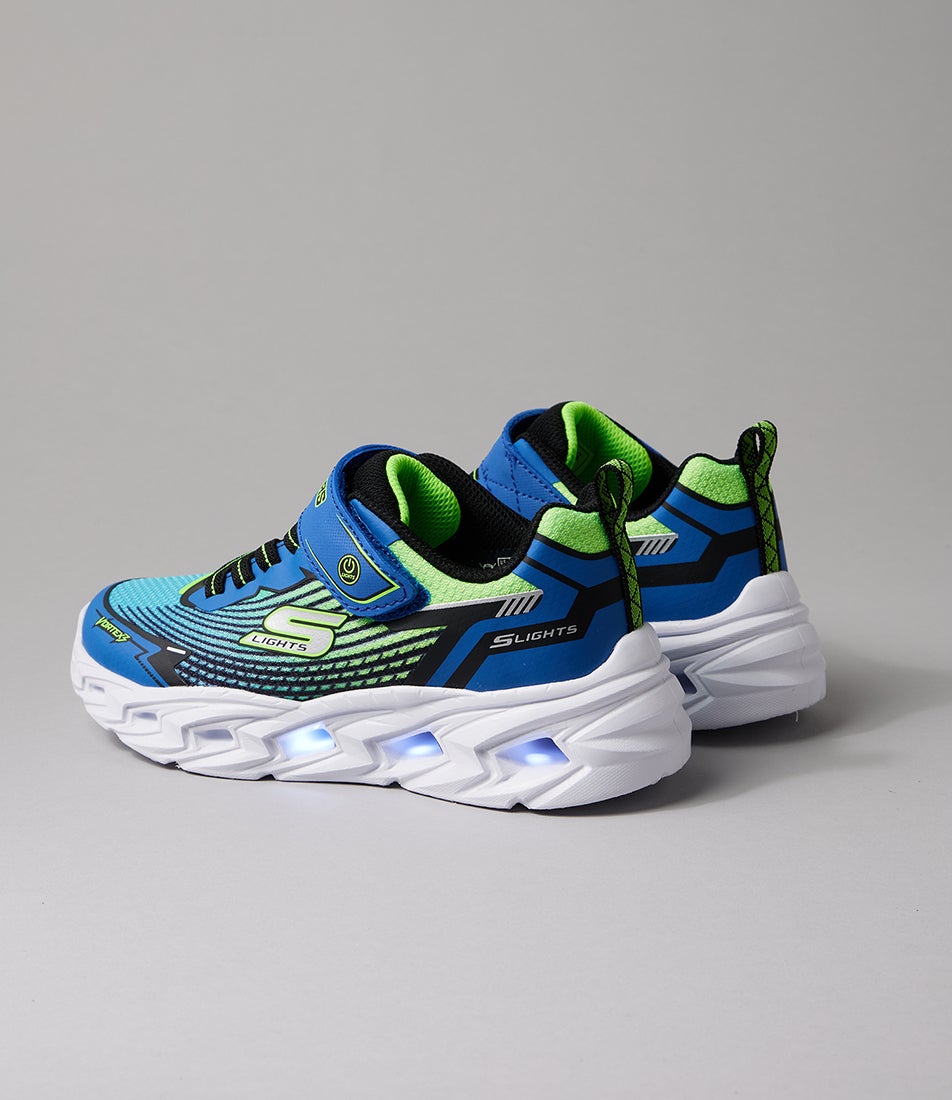 Vortex 3 Junior Black Blue Lime Mesh Sneakers