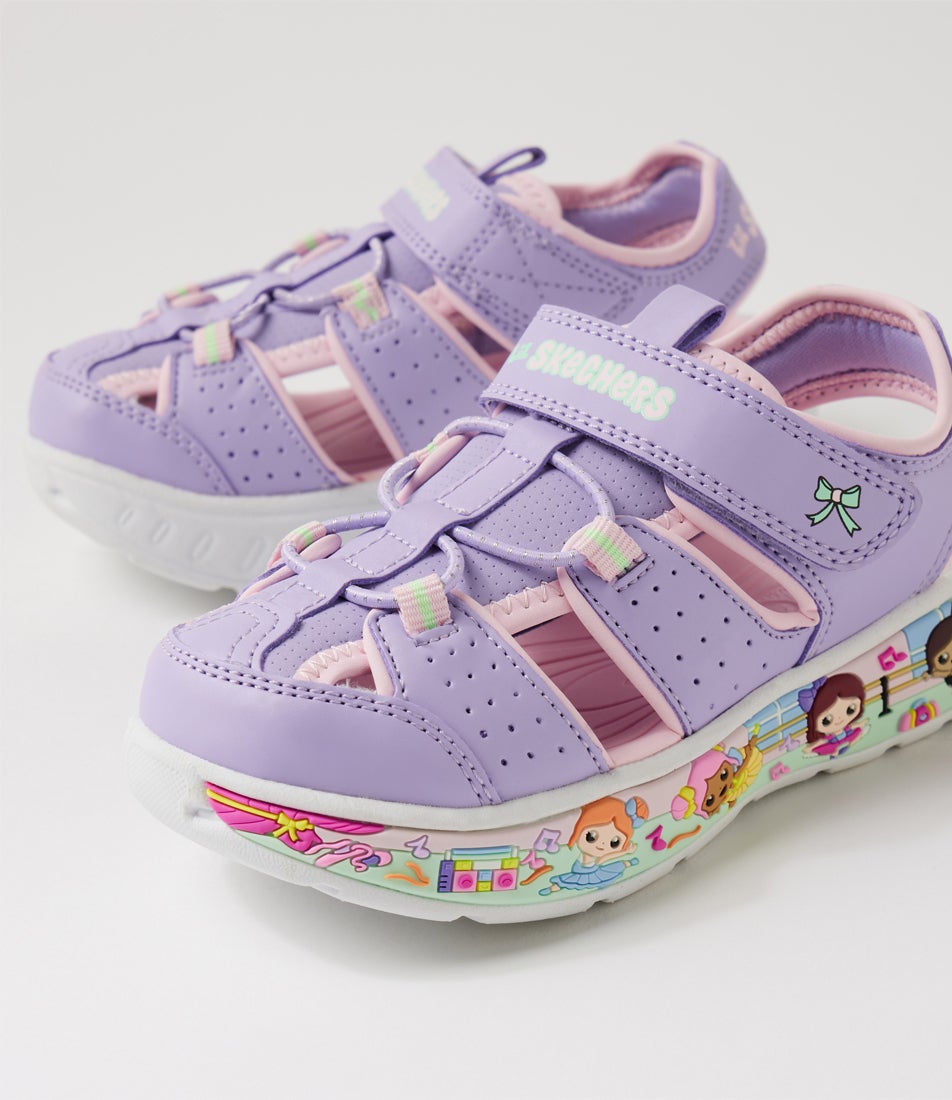 Play Scene Splash Toddler Lavender Light Pink Mesh Sandals