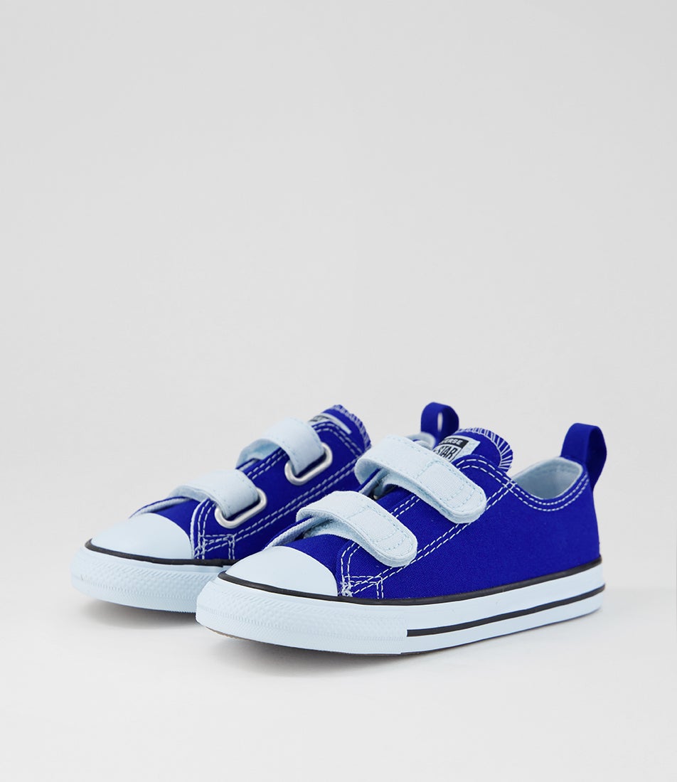 Ctas Low Toddler Blue Cold Touch Canvas Sneakers