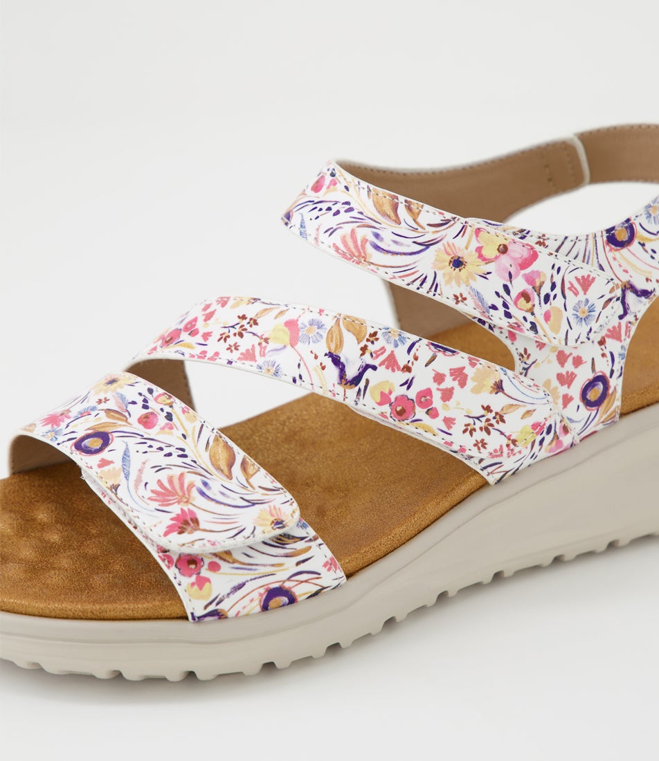 Former White Floral Sandals