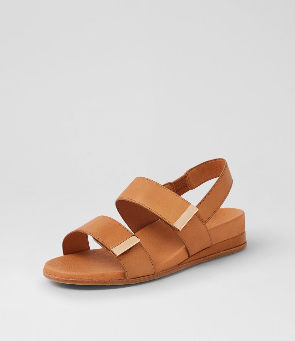 Funkie Tan Leather Sandals