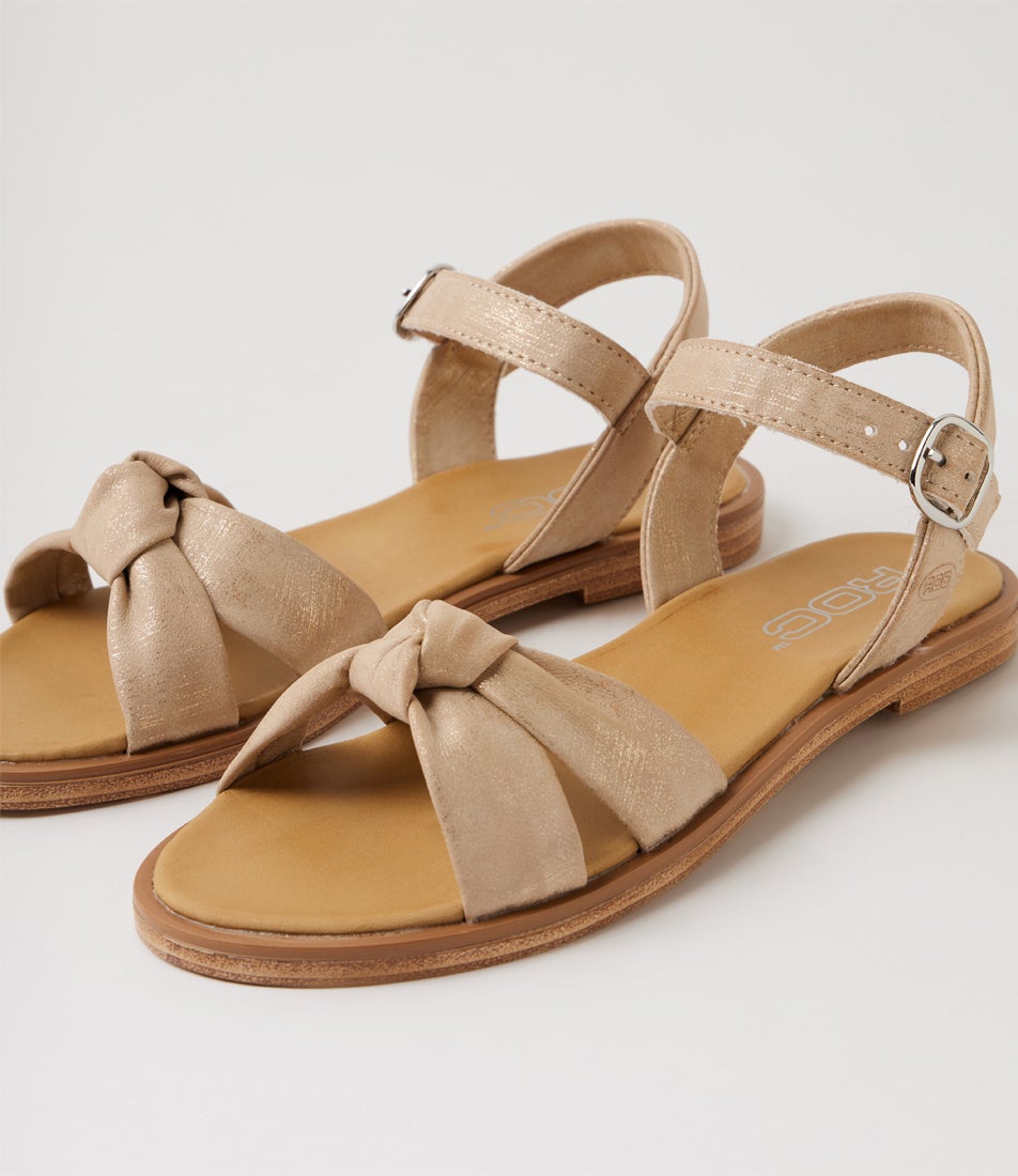 Rascal Youth Platinum Gold Sandals