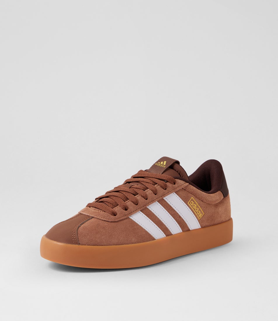 Vl Court 3.0 W Preloved Brown Purple Gold Fabric Sneakers