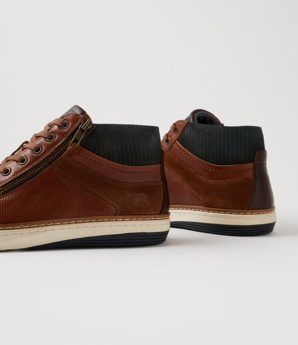 Willow Tan Leather Sneakers