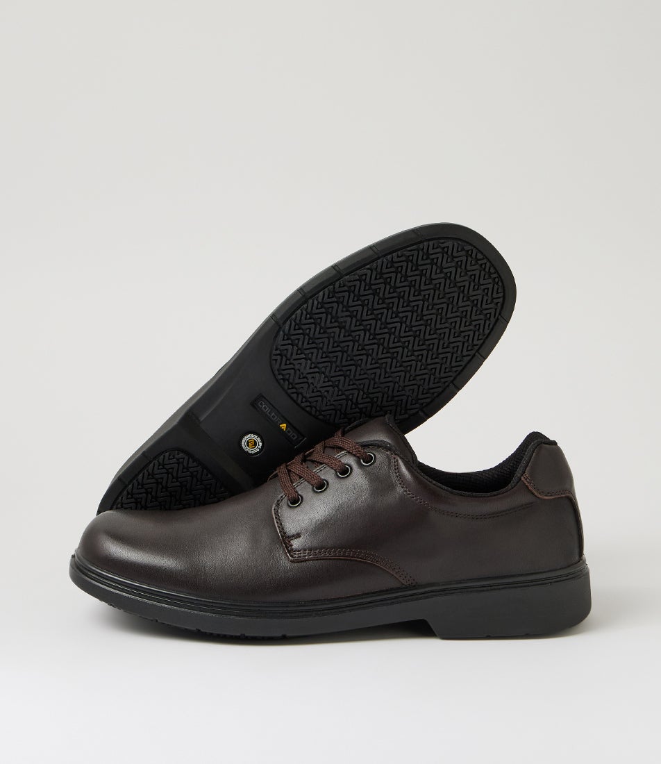 Roar Senior E Brown Leather Lace Up Shoes