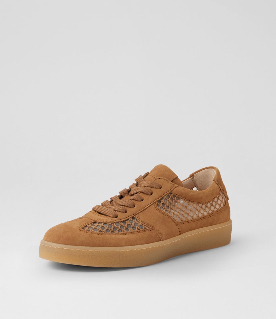 Soriah Sattel Raffia Suede Lace Ups
