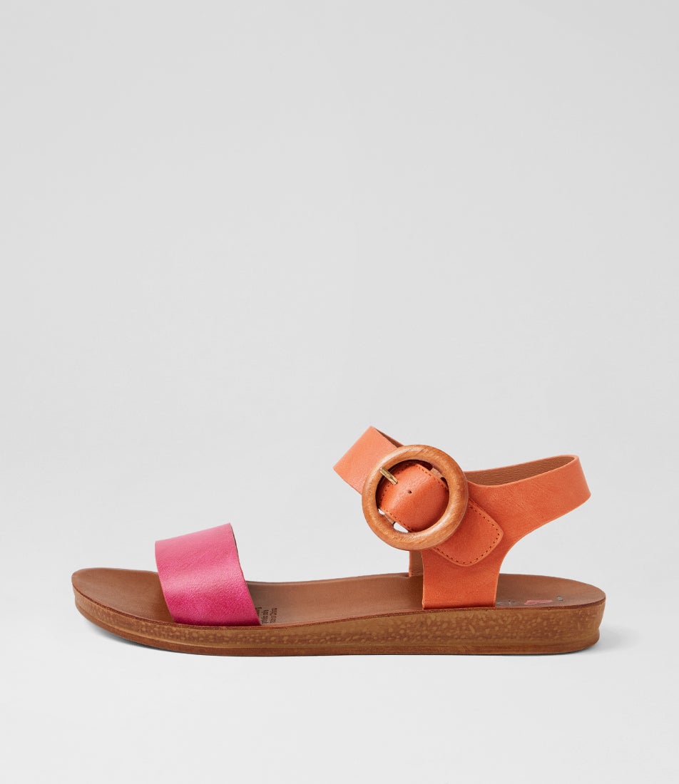 Killzine Fuchsia Orange Sandals