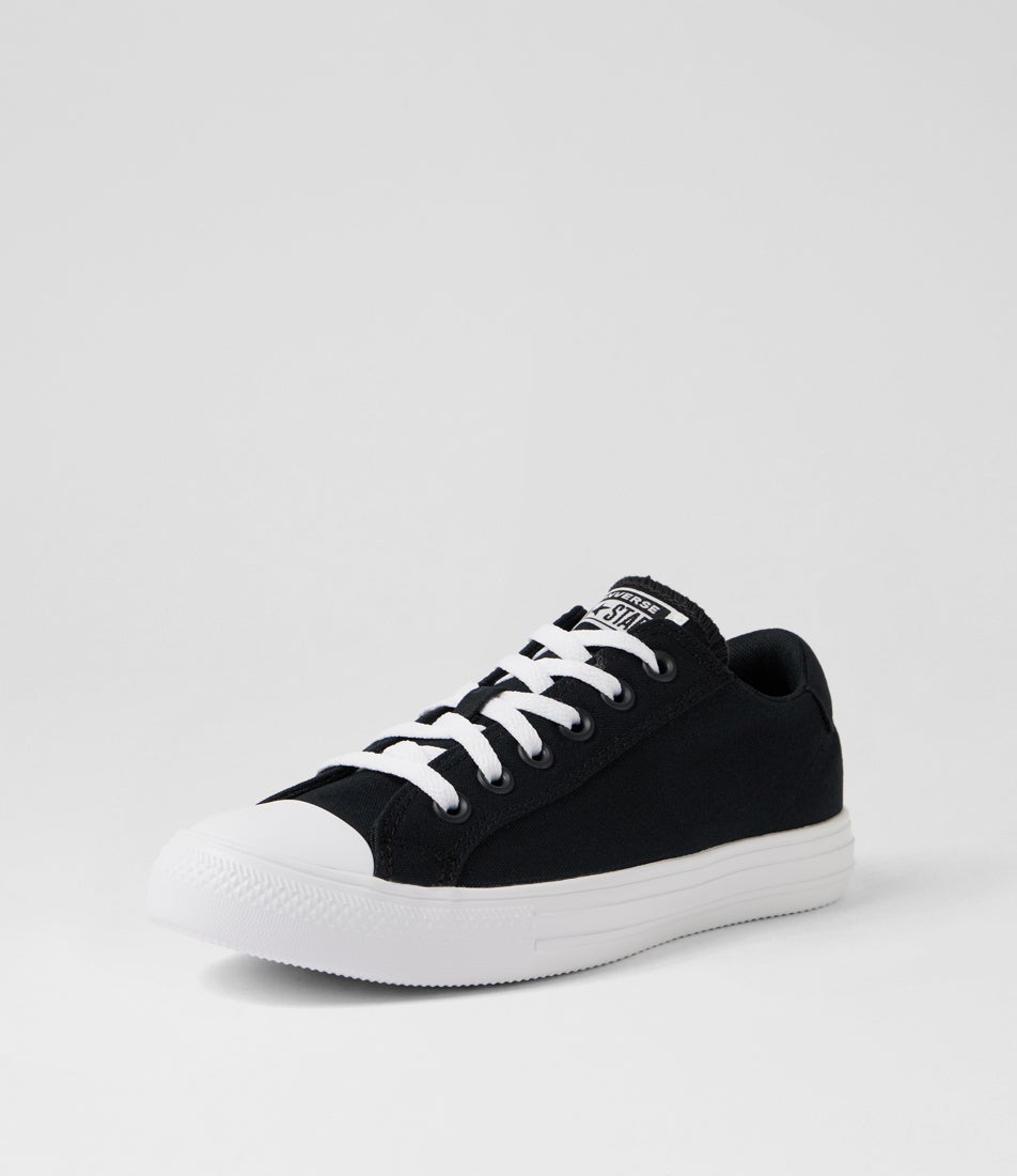Day One Og Low Top W Black White Canvas Sneakers