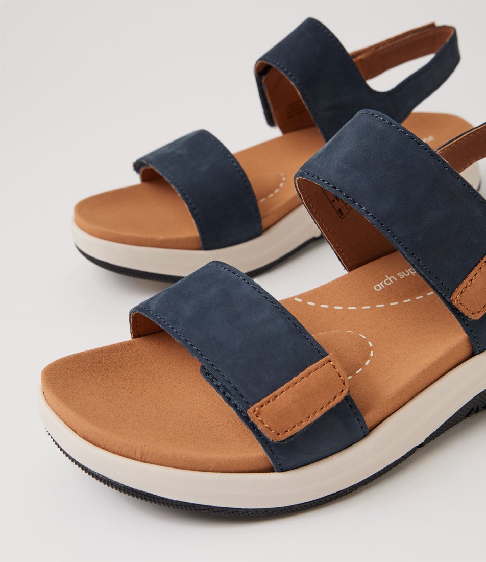 Estelle 04 Ocean Kombi Suede Sandals