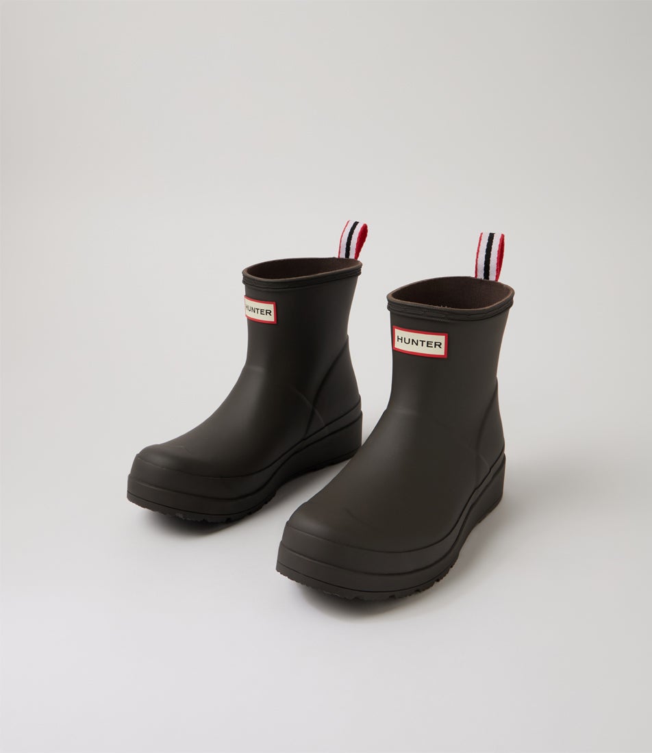 Play Short Boot Chocolate Brown Rubber Gumboots