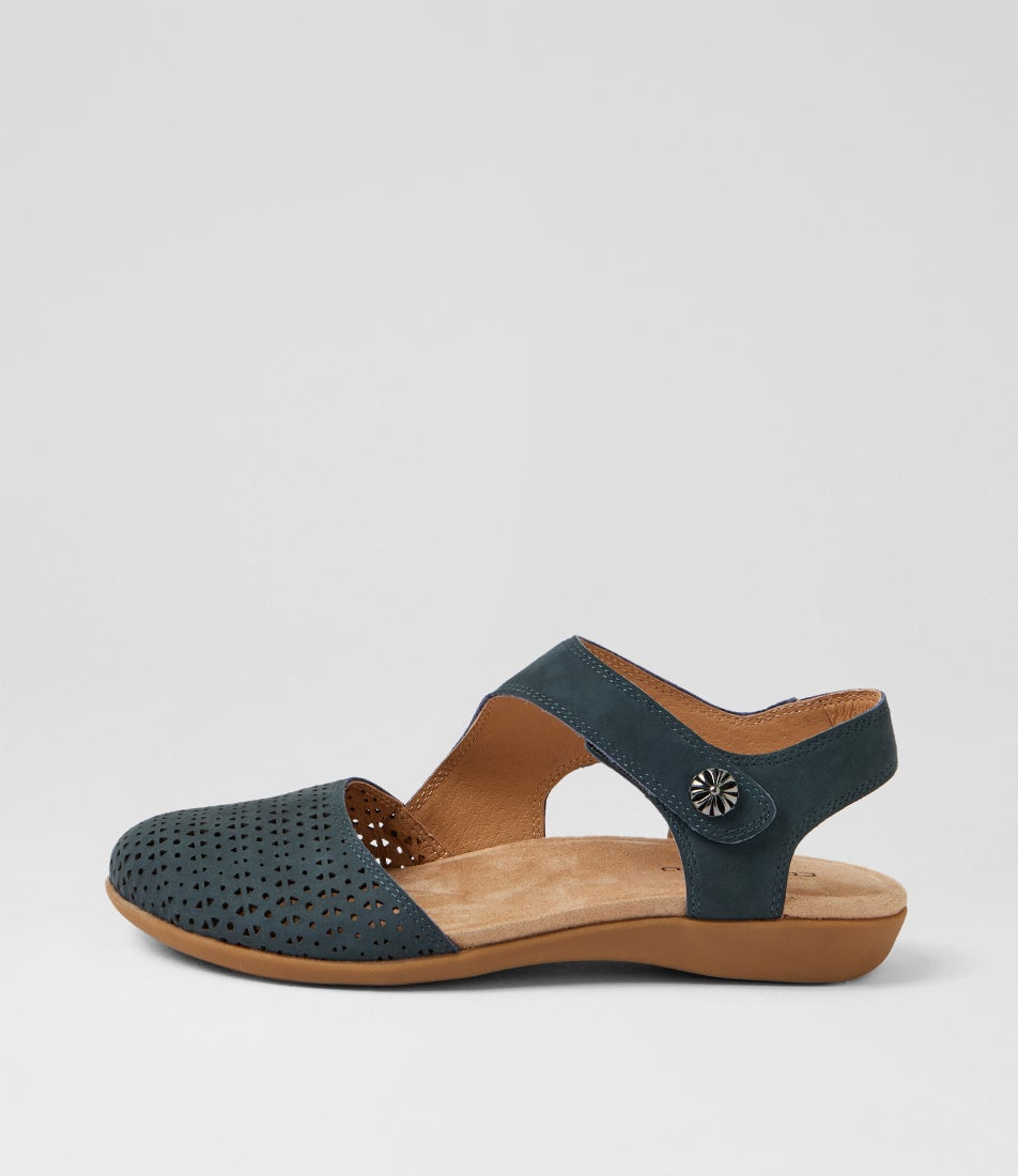 Cheyenne Navy Nubuck Mary Janes