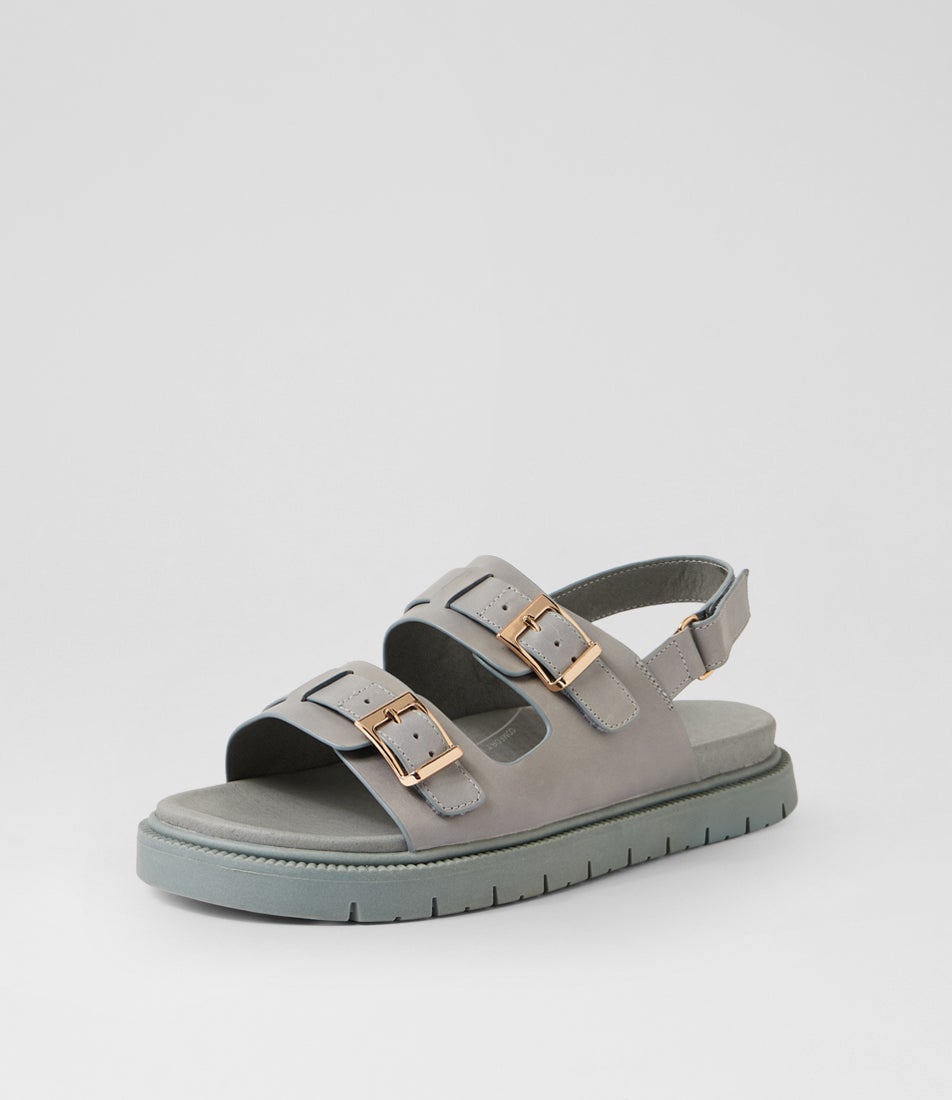 Hobart Ocean Leather Slides