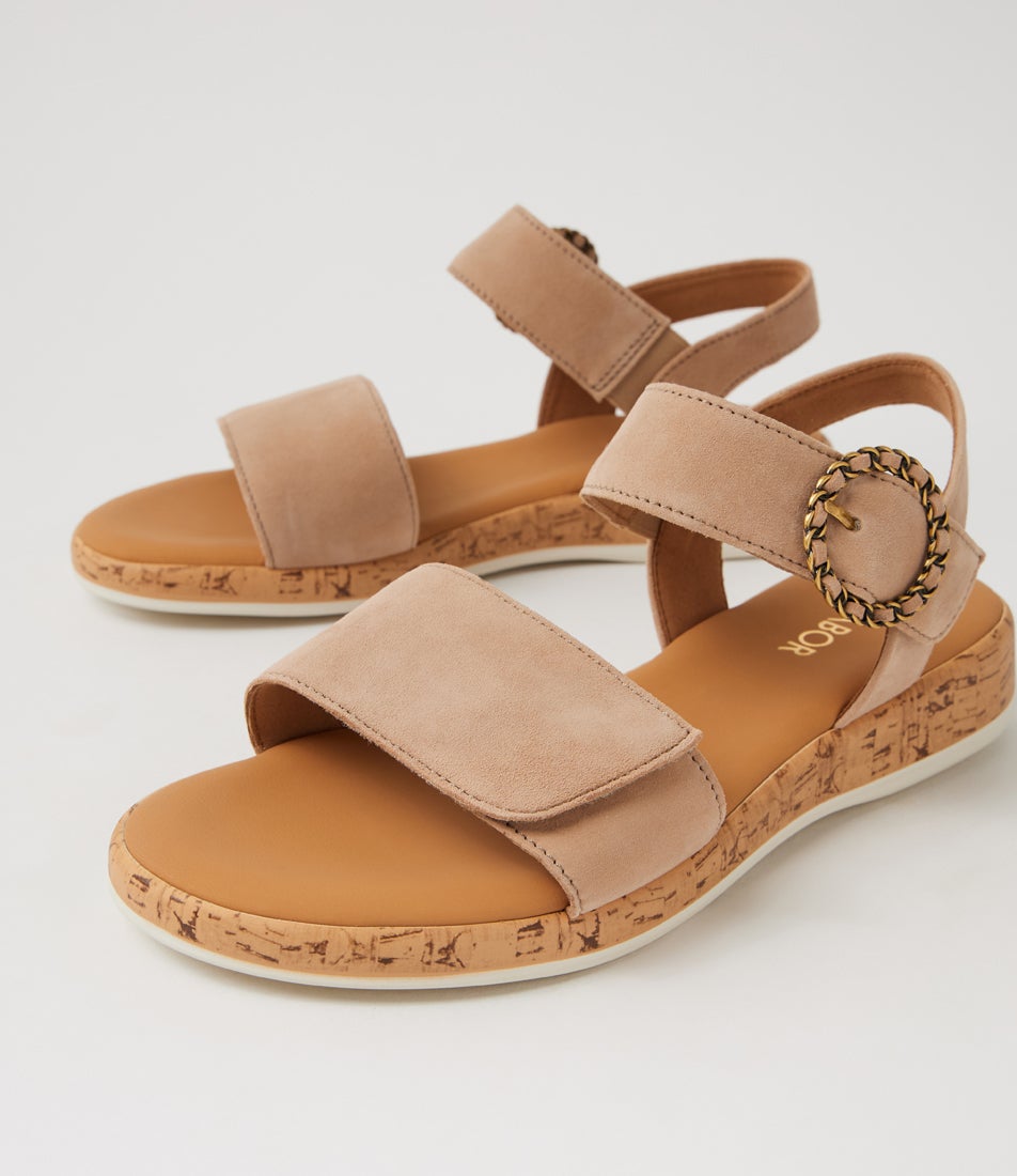 Iselle Sand Suede Sandals
