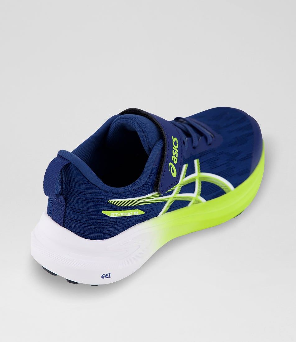 Gt-1000 14 Junior Independence Blue Neon Lime Mesh Sneakers