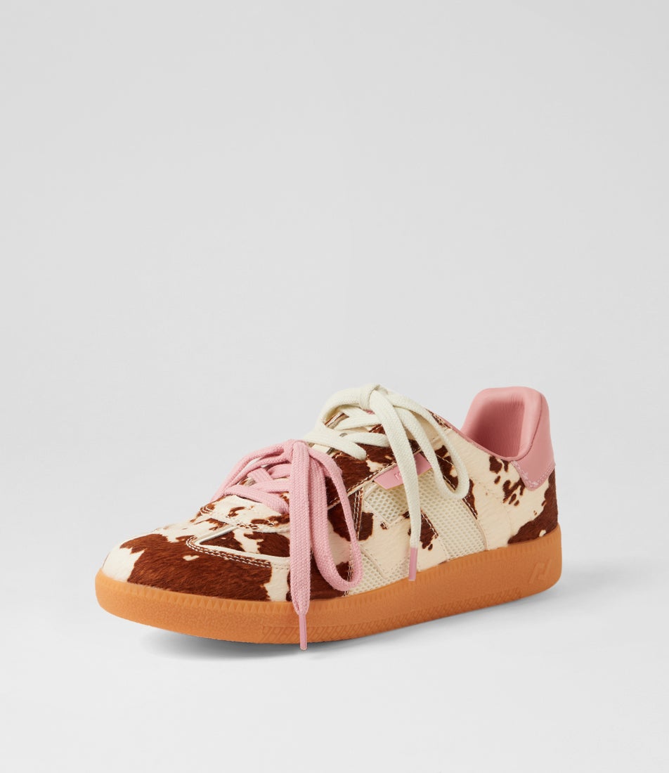 Pace Strawberry Milk Leather Sneakers