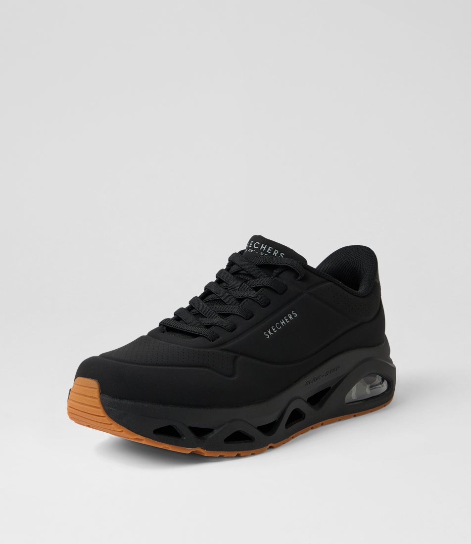 Uno Glide Step Glide On Air Black Sneakers