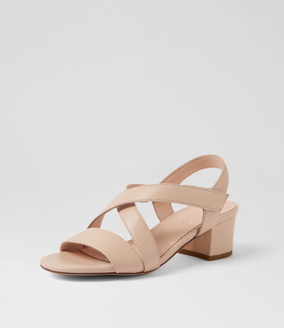 Dabria Nude Leather Sandals
