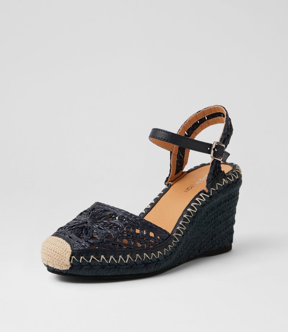 Gelloh Navy Multi Heels