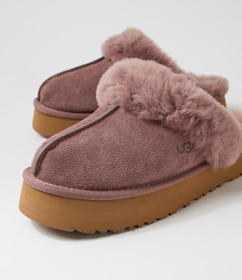 Disquette Portobello Suede Platform Slippers Disquette Portobello Suede Platform Slippers