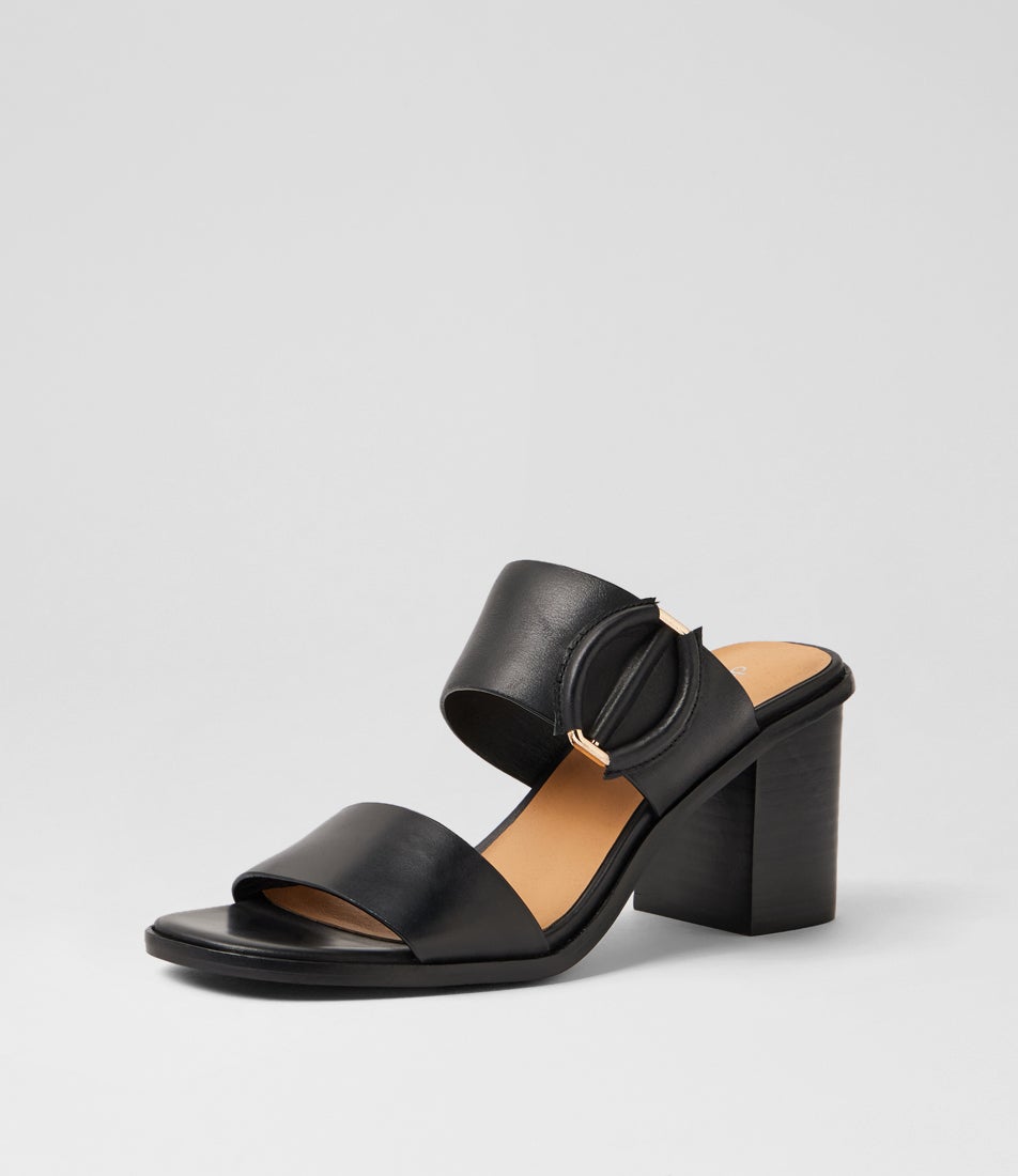 Nixoni Black Leather Sandals Nixoni Black Leather Sandals