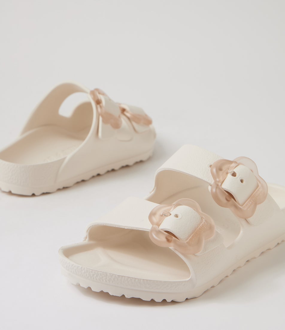 Arizona Flower Junior Eggshell Eva Slides