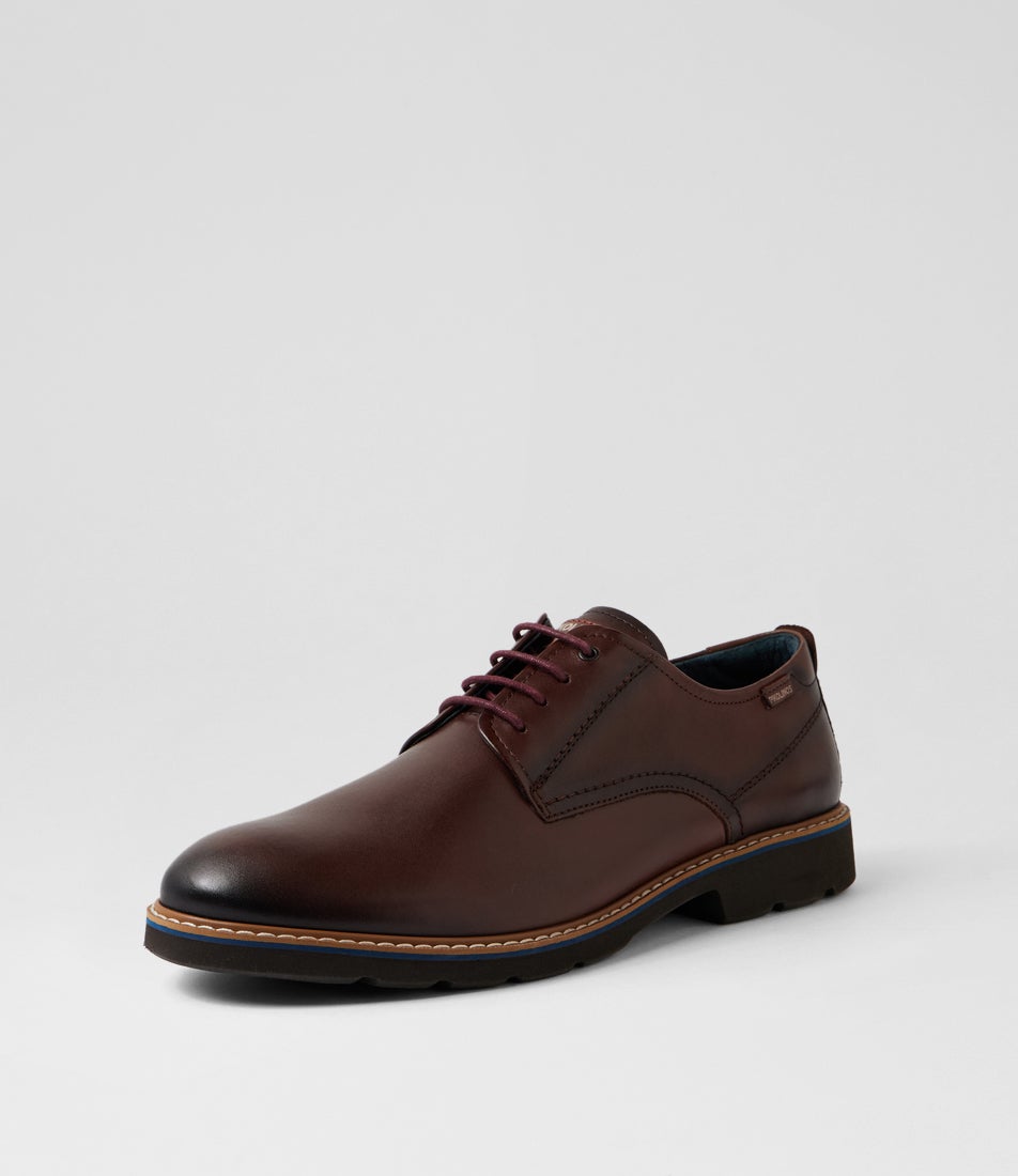 Alarcon 42 Olmo Leather Lace Up Flats