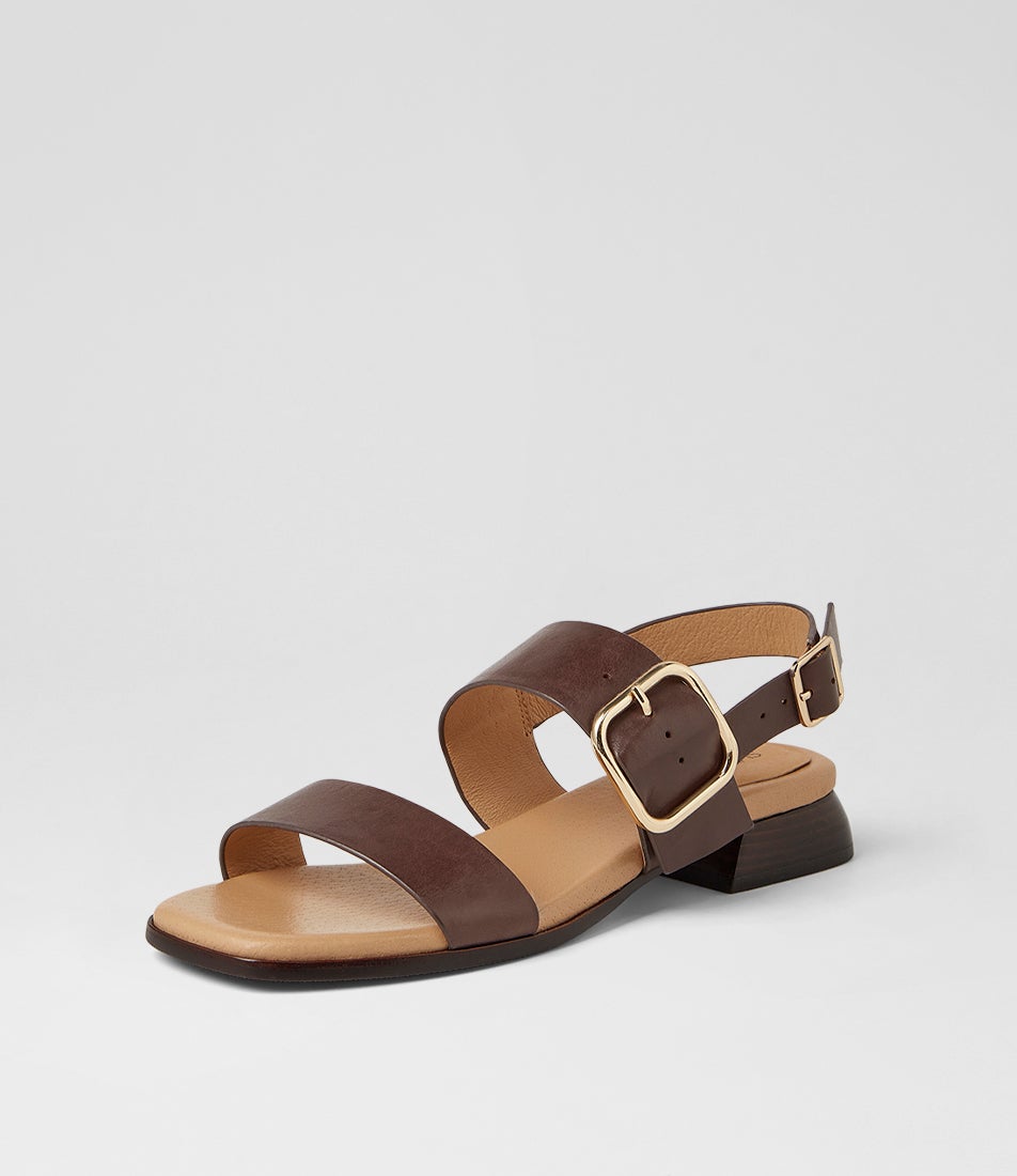 Demai Brown Leather Sandals Demai Brown Leather Sandals