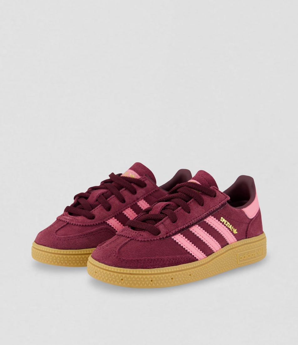 Handball Spezial Toddler Maroon Bliss Pink Suede Sneakers