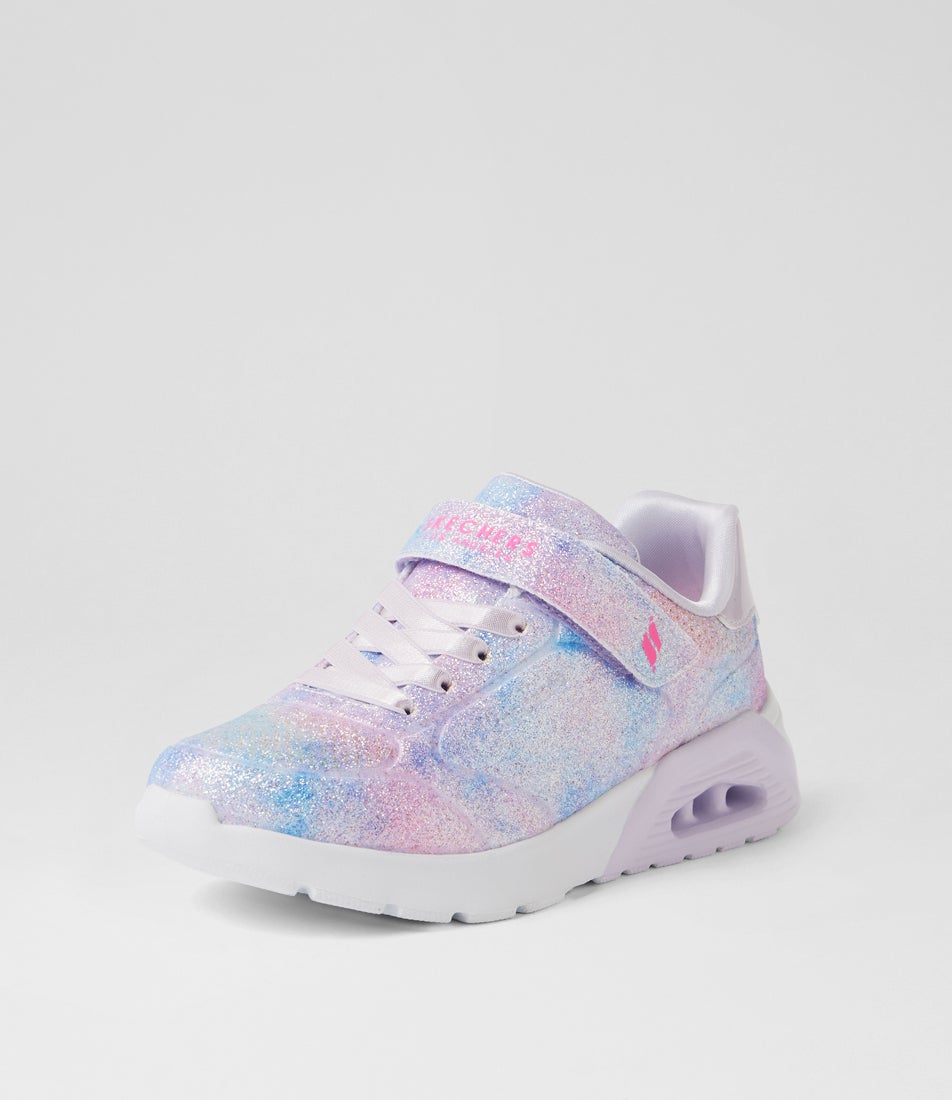 Uno Lite 2 Glitter S Junior Lavender Multi Smooth Sneakers Uno Lite 2 Glitter S Junior Lavender Multi Smooth Sneakers