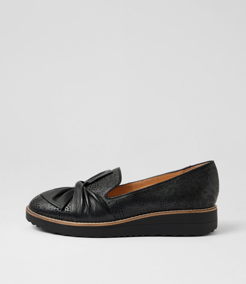 Okera Black Leather Loafers Okera Black Leather Loafers