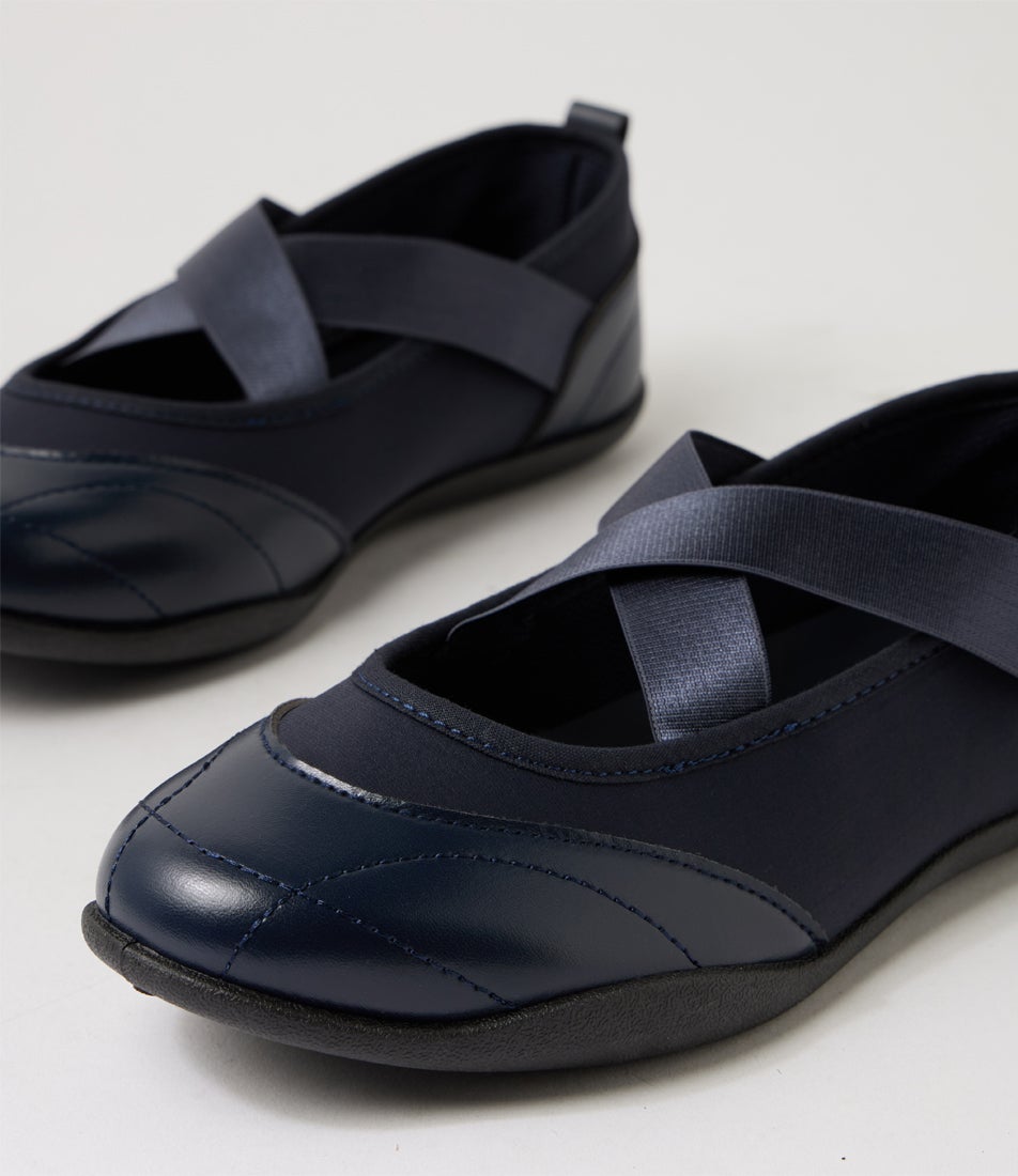 Wision Navy Mix Sneakers