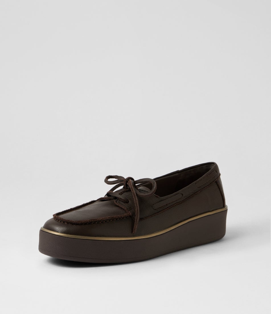 Zita W Choc Leather Loafers