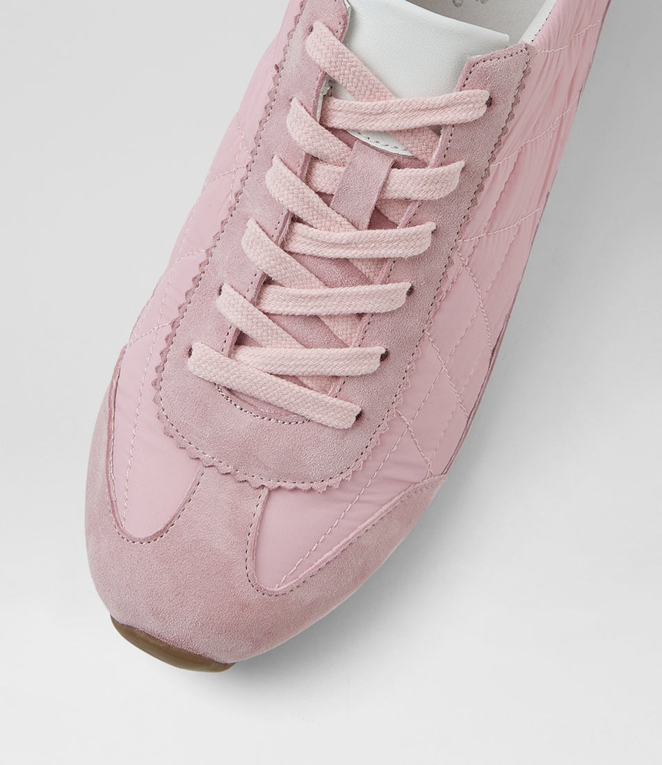 Matiner Pale Pink Suede Sneakers