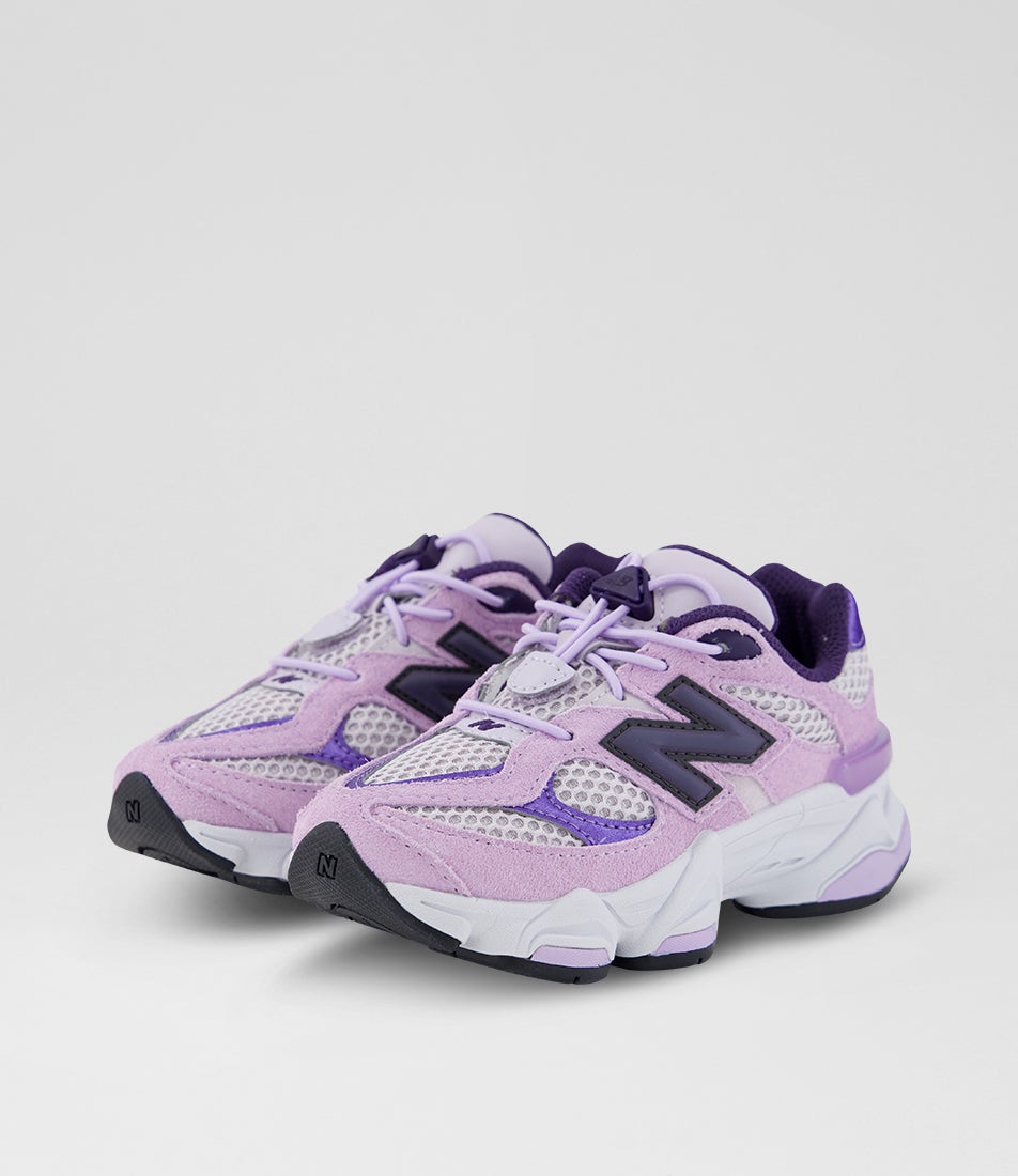 9060 Junior Boysenberry Smoked Violet Suede Sneakers